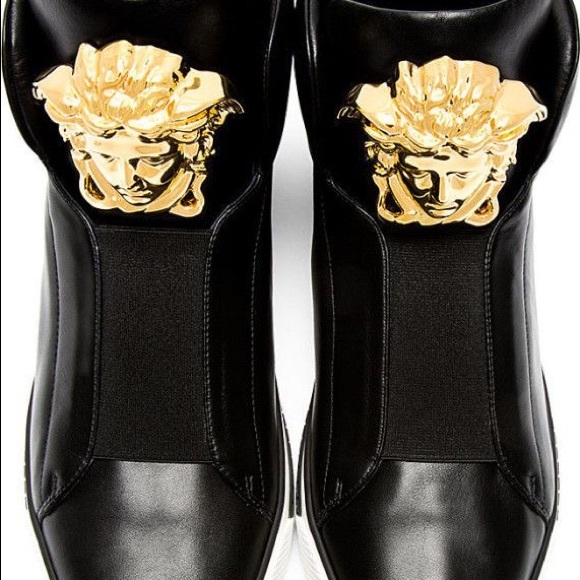 Versace Palazzo Medusa High Top Sneaker - Picture 3 of 3